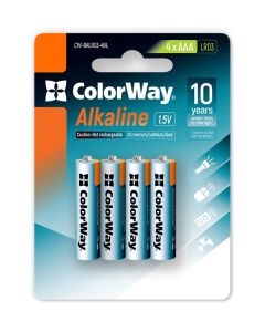 Colorway alkalická baterie AAA/ 1.5V/ 4ks v balení/ Blister