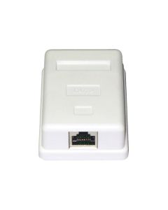 XtendLan Zásuvka 1x RJ-45, Cat5e, stíněná, na zeď, osazená