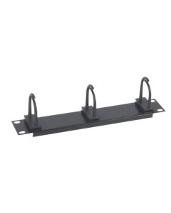 XtendLan 10" vyvazovací panel  1U 3x plastová úchytka