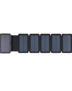 Sandberg Solar 6-Panel Powerbank 20000, solární nabíječka, černá