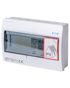 Solarmi DC1T2 osazený rozvaděč pro fotovoltaiku, svodič, odpojovač, pojistky, třída 2