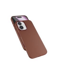 Epico Mag+ kožený kryt iPhone 16 - hnědá