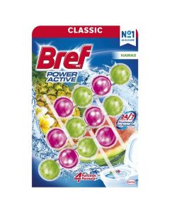 WC blok Bref Power Aktiv - hawaii, 3 × 50g