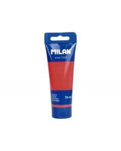 Akrylová barva Milan, 75 ml, červená