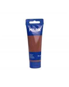 Akrylová barva Milan, 75 ml, hnědá