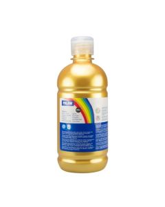 500 ml láhev zlaté plakátové barvy MILAN
