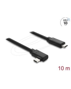 Delock Aktivní optický kabel USB 10 Gbps USB Type-C, ze zástrčky na zástrčku, pravoúhlý, 10 m