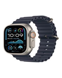 Apple Watch Ultra 3 (2025) 49mm Přírodní titan s modrým/jasně modrým trailovým tahem M/L 