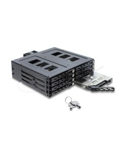 Delock Mobilní rámeček rozměru 5.25” pro 8 x 2.5” HDD / SSD SATA nebo SAS