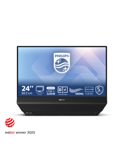 Philips LCD 24B2D5300 2x23,8" IPS/1920x1080@120Hz/4ms/300cd/2xHDMI/2xUSB-A/2xUSB-C/Repro/Dual Screen/5 let