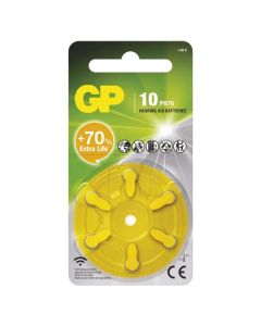 GP ZA10 - Baterie do naslouchadel  6 ks 