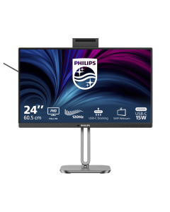 Philips LCD 24B2U4301H 23,8" IPS/1920x1080@120Hz/4ms/300cd/HDMI/DP/4xUSB/USB-C dock/RJ45/Webcam/Repro/Pivot/HAS/5 let