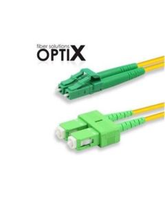 OPTIX SC/APC-LC/APC patch cord 09/125 1m duplex G657A 1,8mm
