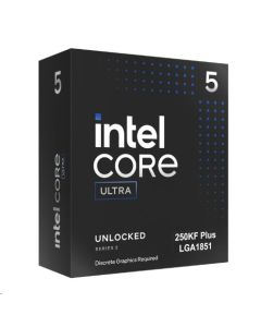 Intel Core Ultra 5 processor 250KF Plus up to 5.30 GHz/18C/18T,30MB Cache/No Graphics/LGA1851/bez chladiče
