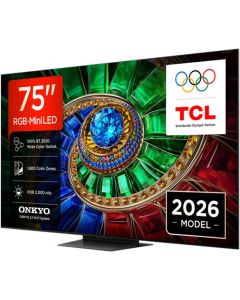 TCL 75RM7L SMART TV 75" QLED/4K UHD/Mini LED/144Hz/4xHDMI/1xUSB/LAN/GoogleTV POŠKOZENÁ KRABICE