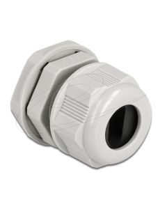 Delock Kabelová průchodka PG16 pro plochý kabel šedá, 2 kusy