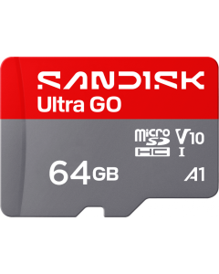 SanDisk Ultra GO microSDHC UHS-I Card 64GB MicroSD 140MB/s Read Full HD video
