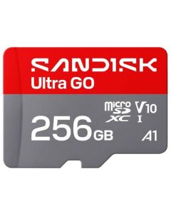 SanDisk Ultra GO microSDHC UHS-I Card 256GB MicroSD 190MB/s Read Full HD video