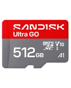 SanDisk Ultra GO microSDHC UHS-I Card 512GB MicroSD 190MB/s Read Full HD video