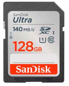 SanDisk Ultra GO SDXC UHS-I Card 128GB SD 190MB/s Read Full HD video