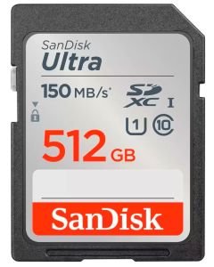 SanDisk Ultra GO SDXC UHS-I Card 512GB SD 190MB/s Read Full HD video