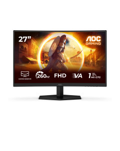AOC LCD herní C27G42ZE 27" zakřivený VA/1920x1080@260Hz/0,3ms/300cd/HDMI/DP/VESA