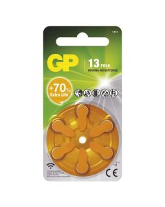 GP ZA13 - Baterie do naslouchadel  6 ks