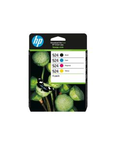 HP Ink Cartridge 924/Black/Tricolor/500/400 stran/4-Pack