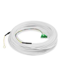 DIGITUS FTTH Drop kabel, Singlemode, 4 vlákna, 4 LC/APC, 50 m