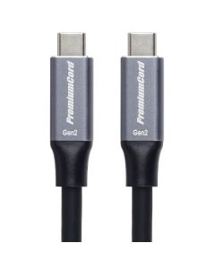PremiumCord USB-C kabel ( USB 3.2 GEN 2, 5A, 100W, 10Gbit/s ) černý 5m