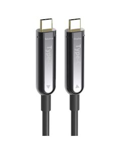 PremiumCord USB-C optický fiber video AOC kabel rozlišení 4K@60Hz 1080p délka:15m