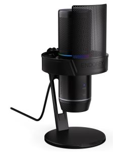 Endorfy Solum 2 Pro,Mikrofon, kondenzátorový, kardioidní, pop-up filtr, dotykové ztlumení, RGB podsvícení, LED signaliza