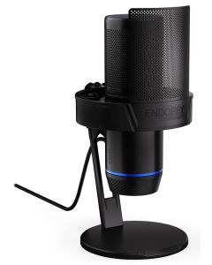 Endorfy Solum 2,Mikrofon, kondenzátorový, kardioidní, pop-up filtr, dotykové ztlumení, LED signalizace, USB-C, redukce n