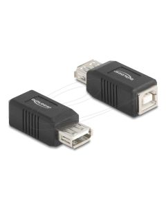 Delock Adaptér rozhraní USB 2.0 ze zásuvku USB Typ-A na zásuvku USB Typ-B