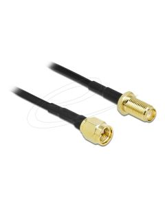 Delock Anténní kabel SMA samec na SMA samice LMR/CFD100 15 m low loss