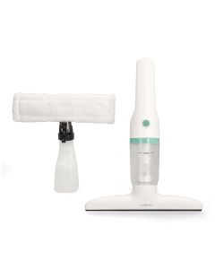 Nedis VCWI230WT - Okenní Vysavač | 12 W | Odnimatelná 60ml nádrž na Vodu | Bílá / Zelená