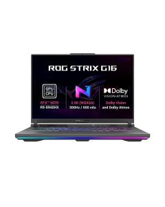 ASUS ROG Strix G16 - Ryzen 9 8940HX/32GB/1TB SSD/RTX 5070 8GB/16"/2,5K/IPS/300Hz/2y PUR/Bez OS/šedá