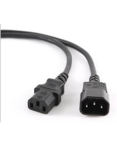 GEMBIRD Kabel síťový  1,8 m napájecí prodlužovací C13 na C14), VDE
