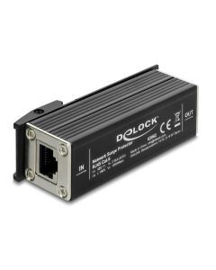 Delock Síťová přepěťová ochrana RJ45 montáž na DIN lištu