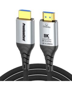 PremiumCord Ultra High Speed HDMI 2.1 optický fiber kabel 8K@60Hz,zlacené 20m