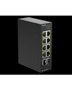 D-Link DIS-100G-10P Industrial 8-Port 1G PoE+ + 2-Port 1G SFP Unmanaged PoE Switch