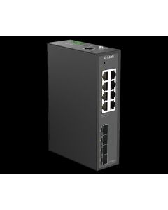 D-Link DIS-210G-12 12-Port Industrial Gigabit Smart Managed Switch with 4 SFP