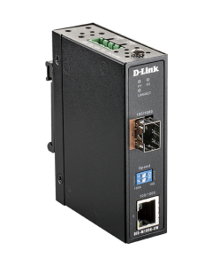 D-Link DIS-M100G-SW Industrial 100/1000Base-T to SFP Media Converter