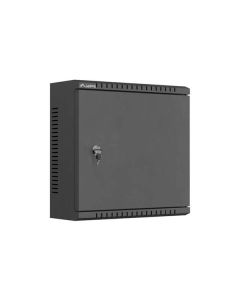 LANBERG Instalační skříň 10" TPR s MESH panelem 340 × 340 × 140 mm, černá(sestavená)