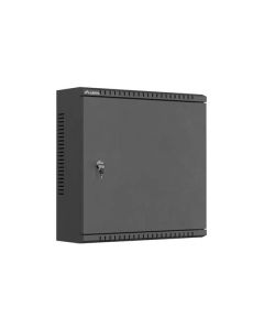 LANBERG Instalační skříň 10" TPR s MESH panelem 400 × 400 × 140 mm, černá(sestavená)