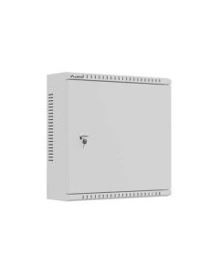 LANBERG Instalační skříň 10" TPR s MESH panelem 400 × 400 × 140 mm, šedá(sestavená)