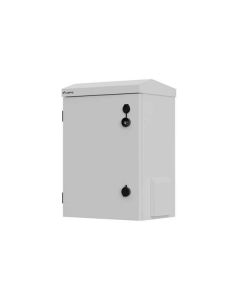 LANBERG Hermetický RACK rozvaděč 10" pro montáž na stěnu nebo stožár, IP55, 340 × 250 × 500 mm, šedý(sestavený