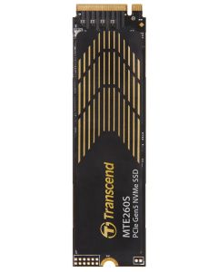 TRANSCEND MTE260S 2TB, M.2 2280, PCIe Gen5x4, NVMe 2.0, 3D TLC, with Dram(Graphene Heatsink),14000MB/s R, 11000MB/s W