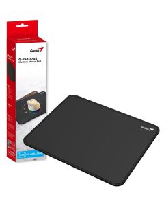 Genius G-Pad 270S, Podložka pod myš, 270×220×2mm, hladký textilní povrch, odolná proti rozlití tekutin,černá