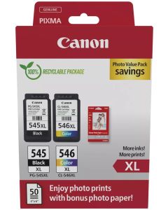 Canon inkoustová náplň PG-545XL/CL-546XL PHOTO VALUE  SEC 4x6 (GP-501 50listů)